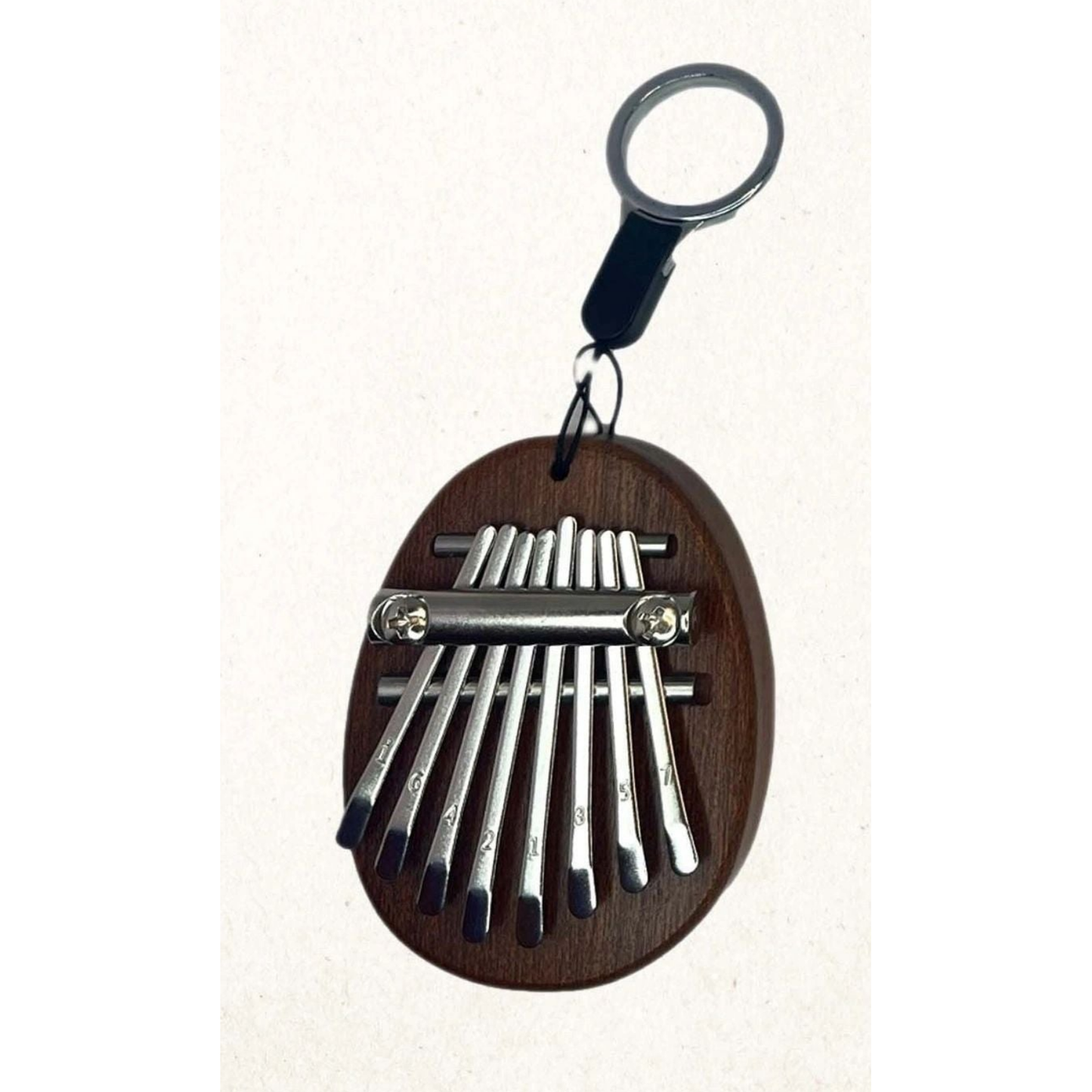 Mini 8-Key Sapele Plate Kalimba Instrument - 3 Designs ~ Finger Piano