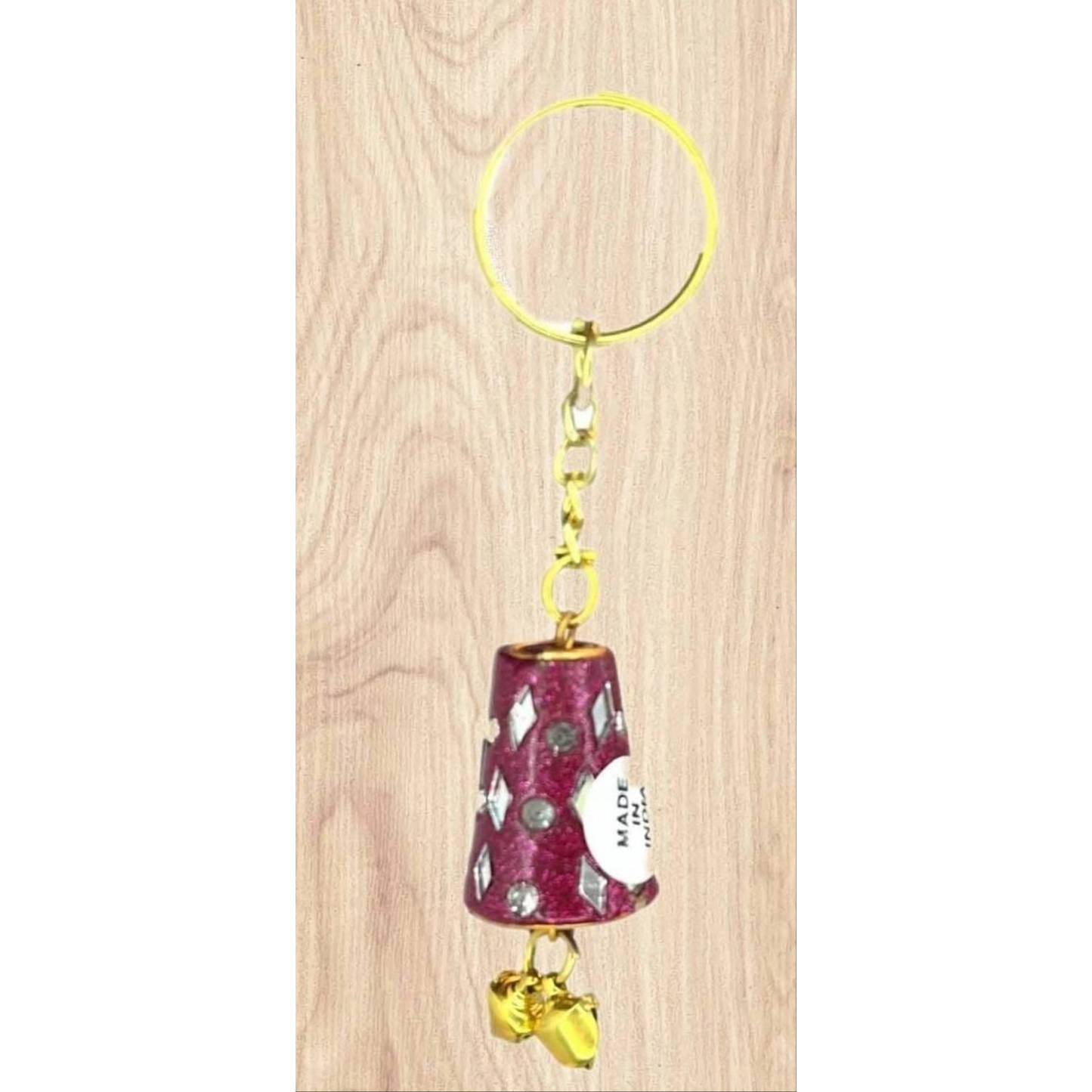 Handmade Rajasthani Bell Keychain - Assorted Colors