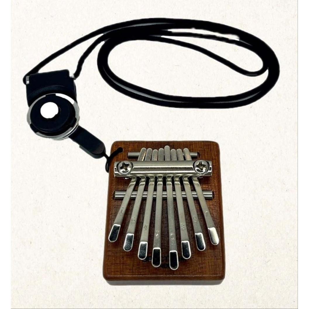 Mini 8-Key Sapele Plate Kalimba Instrument - 3 Designs ~ Finger Piano