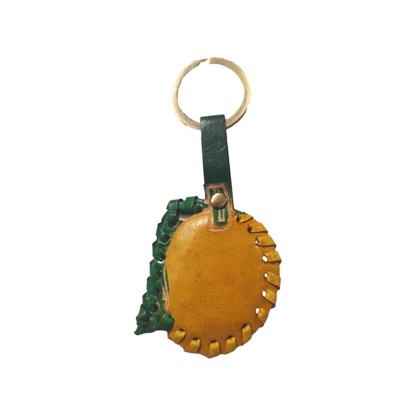 Hand Painted Shantiniketan Leather Key Chains