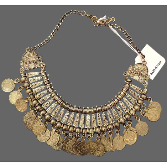 Metal Coin Necklace