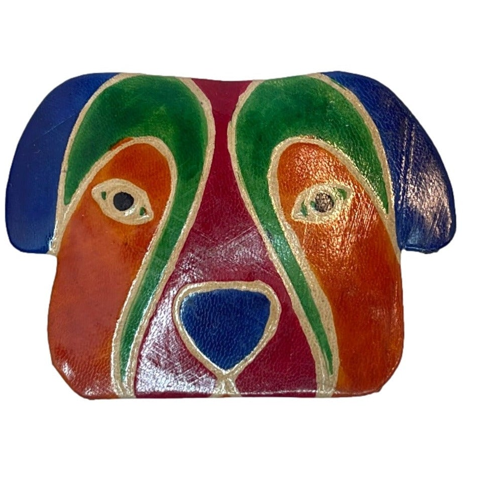 Shantiniketan Handmade Leather Coin Pouch