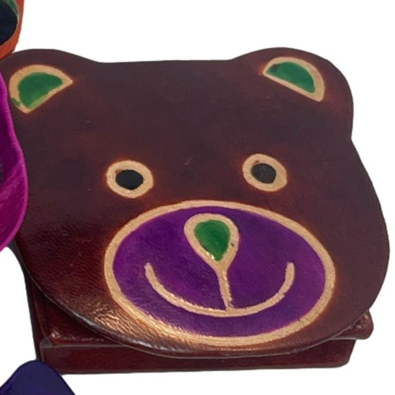 Shantiniketan Handmade Leather Coin Pouch