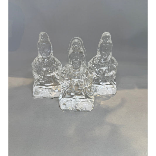 Glass Guanyin Statue- 4 inches