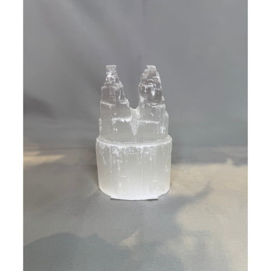 4" Double Selenite Tower