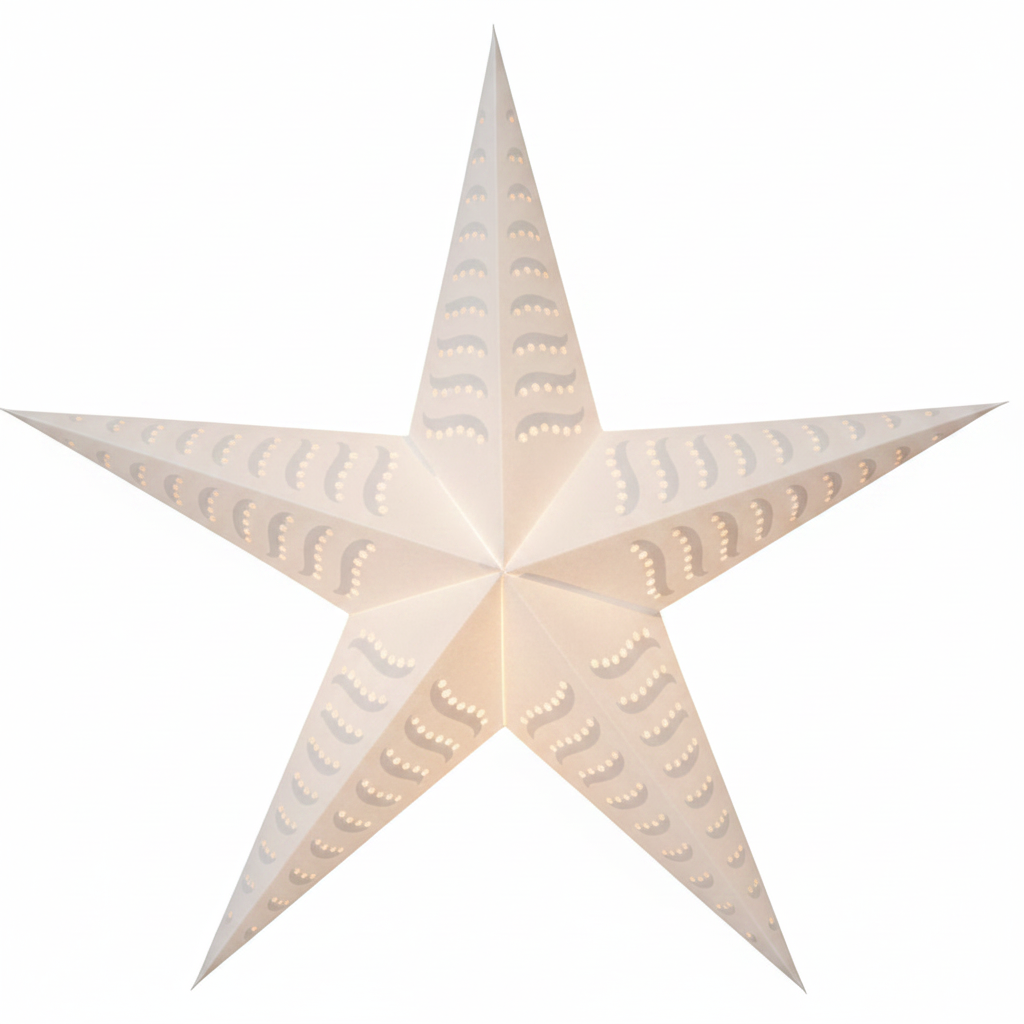 12 Inch Paper Star Foldable Lantern