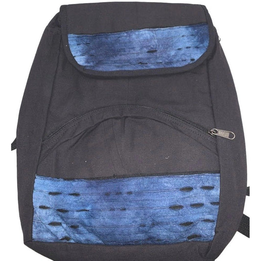Yak & Yeti Distressed and Ripped Tie Dye Print Backpack