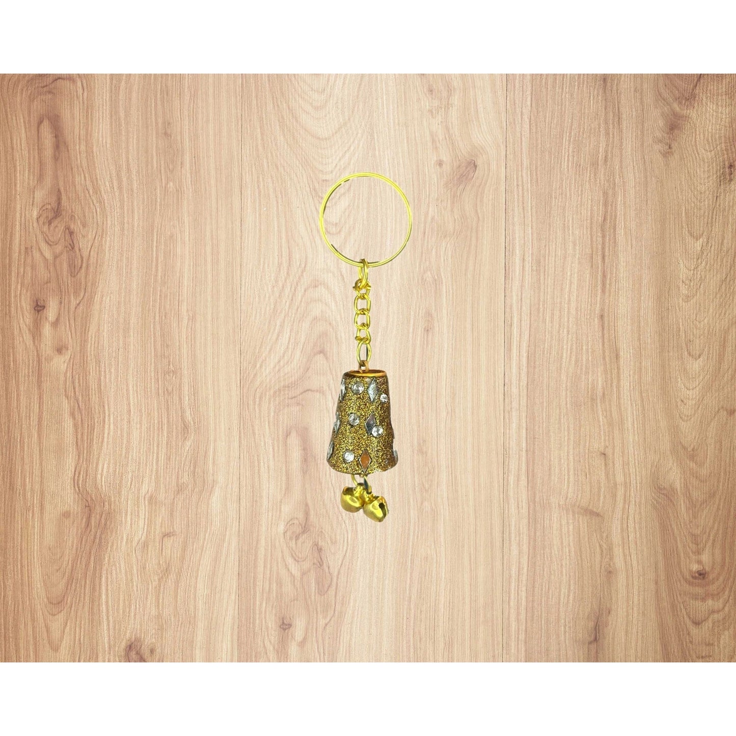Handmade Rajasthani Bell Keychain - Assorted Colors