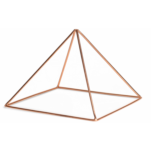 Copper Pyramid for Energizing Crystals and Stones