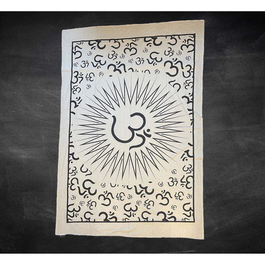 100% Cotton OM Tapestry ~ Tye-Dye or Black & White