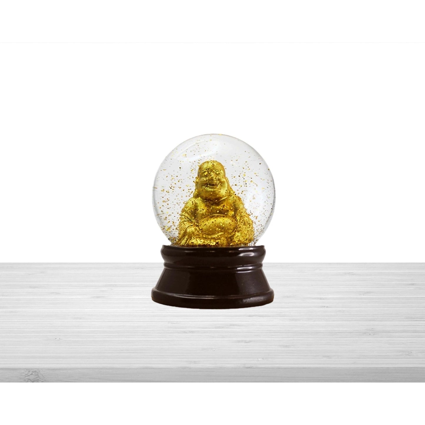 Laughing Buddha Snow Globe