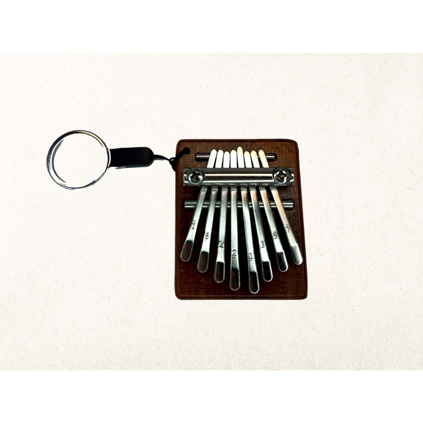 Mini 8-Key Sapele Plate Kalimba Instrument - 3 Designs