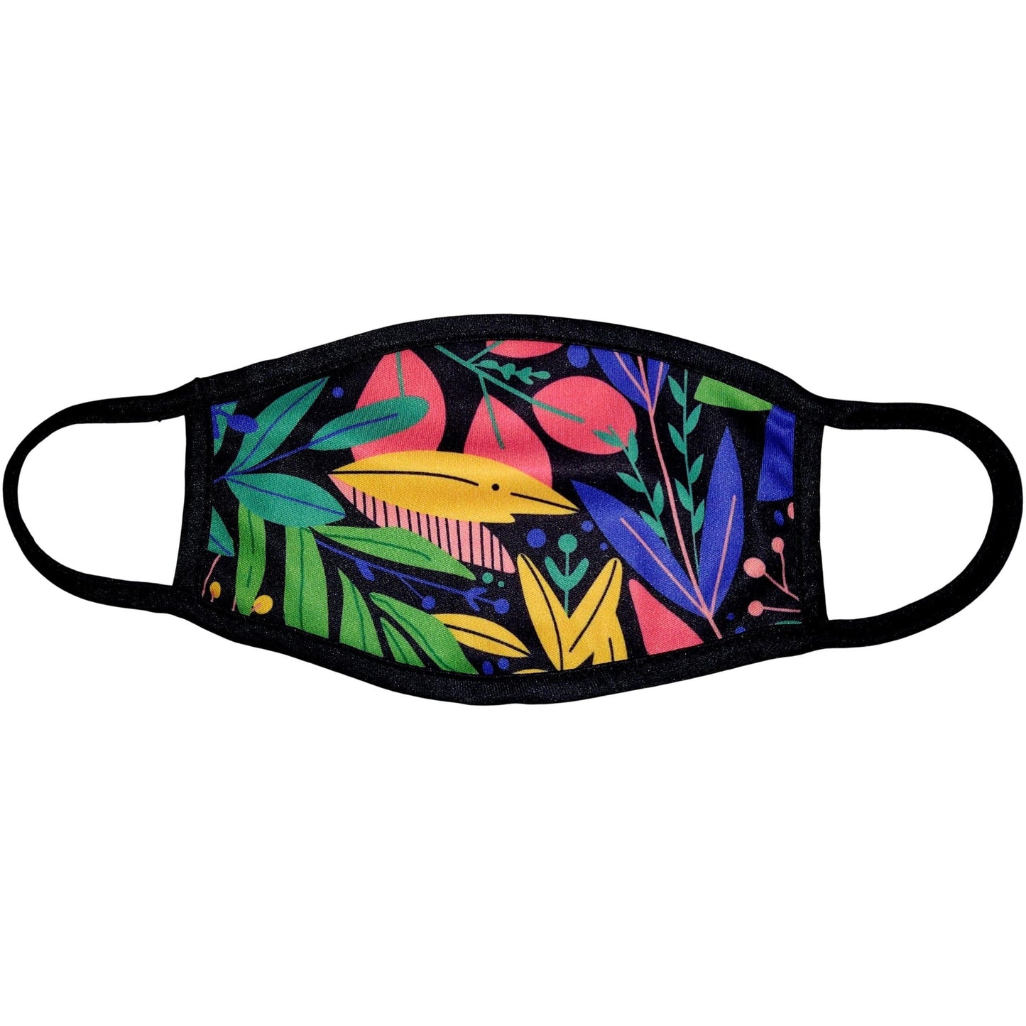 Neon Tropical Design Fashion Mask with PM2.5 Filter ~ Washable/Reusable