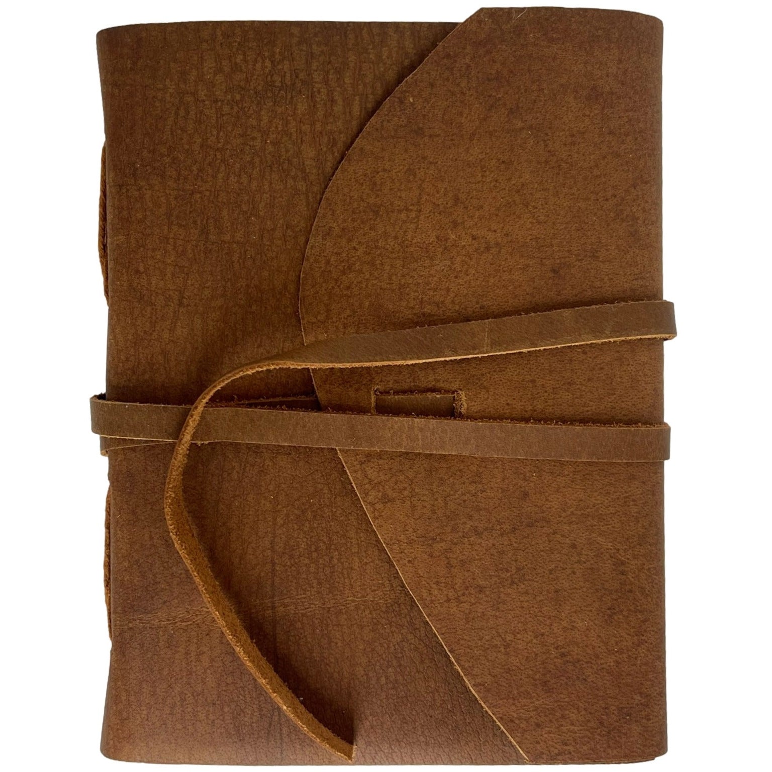 Strap Closure Paper 100% Leather Journal with Strap Closure and Handmade Paper – SPECTRUM-INDIA
