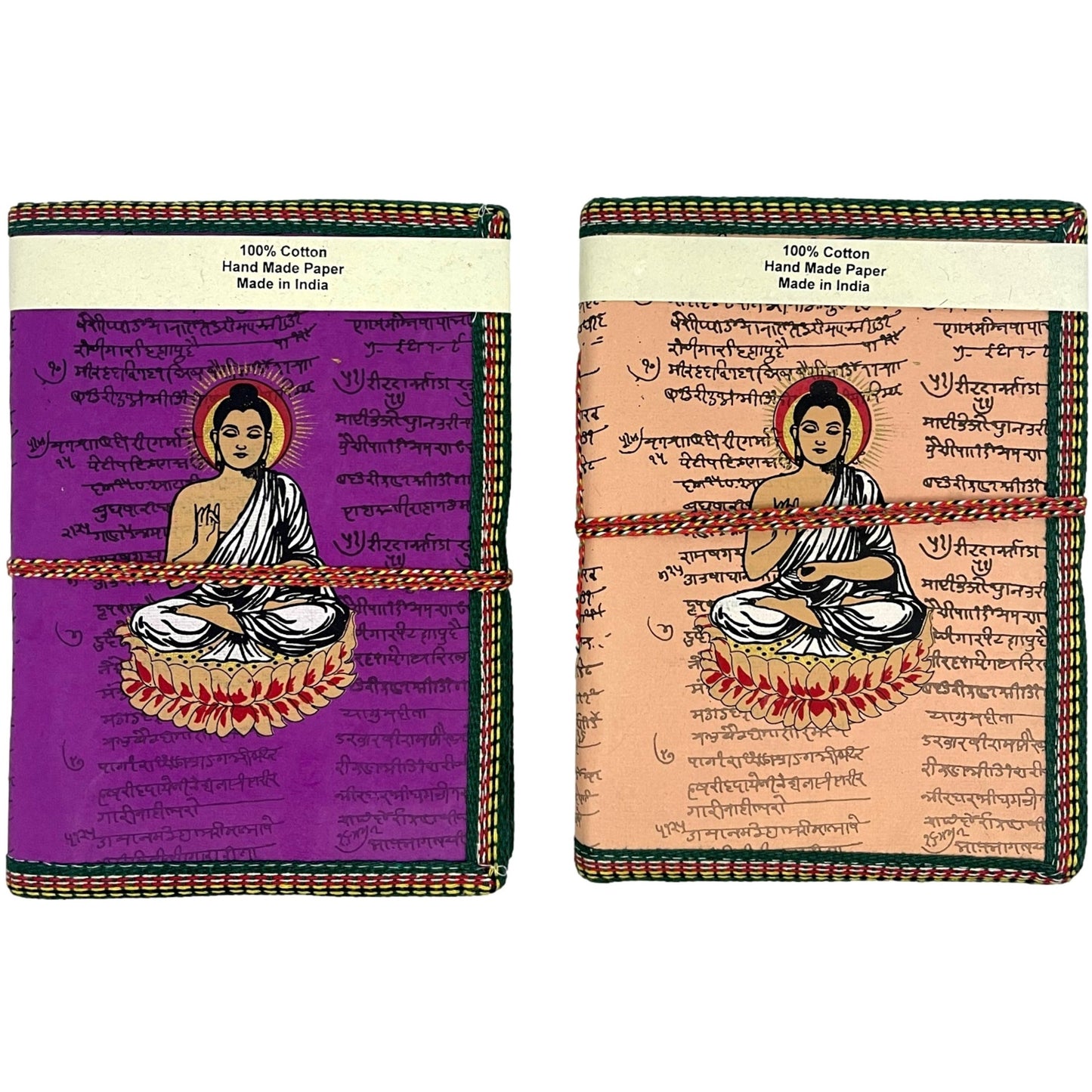 Buddha Hand Printed Cloth Journal