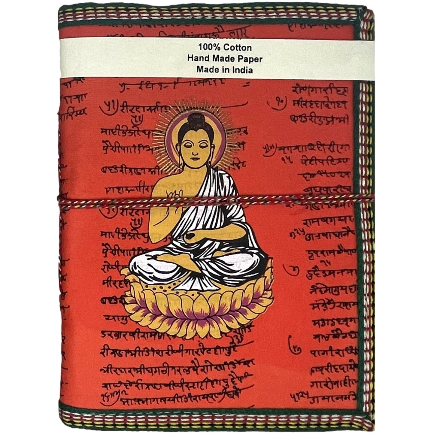 Buddha Hand Printed Cloth Journal