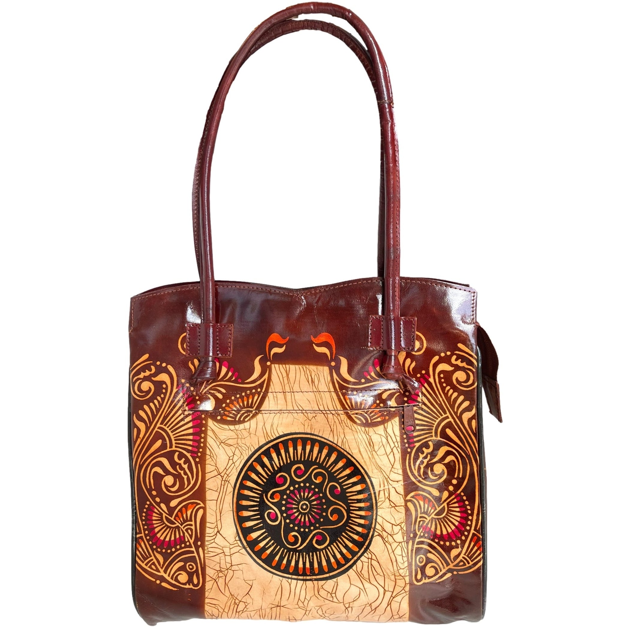 Shantiniketan leather - Cross body sling bag – Spiticart