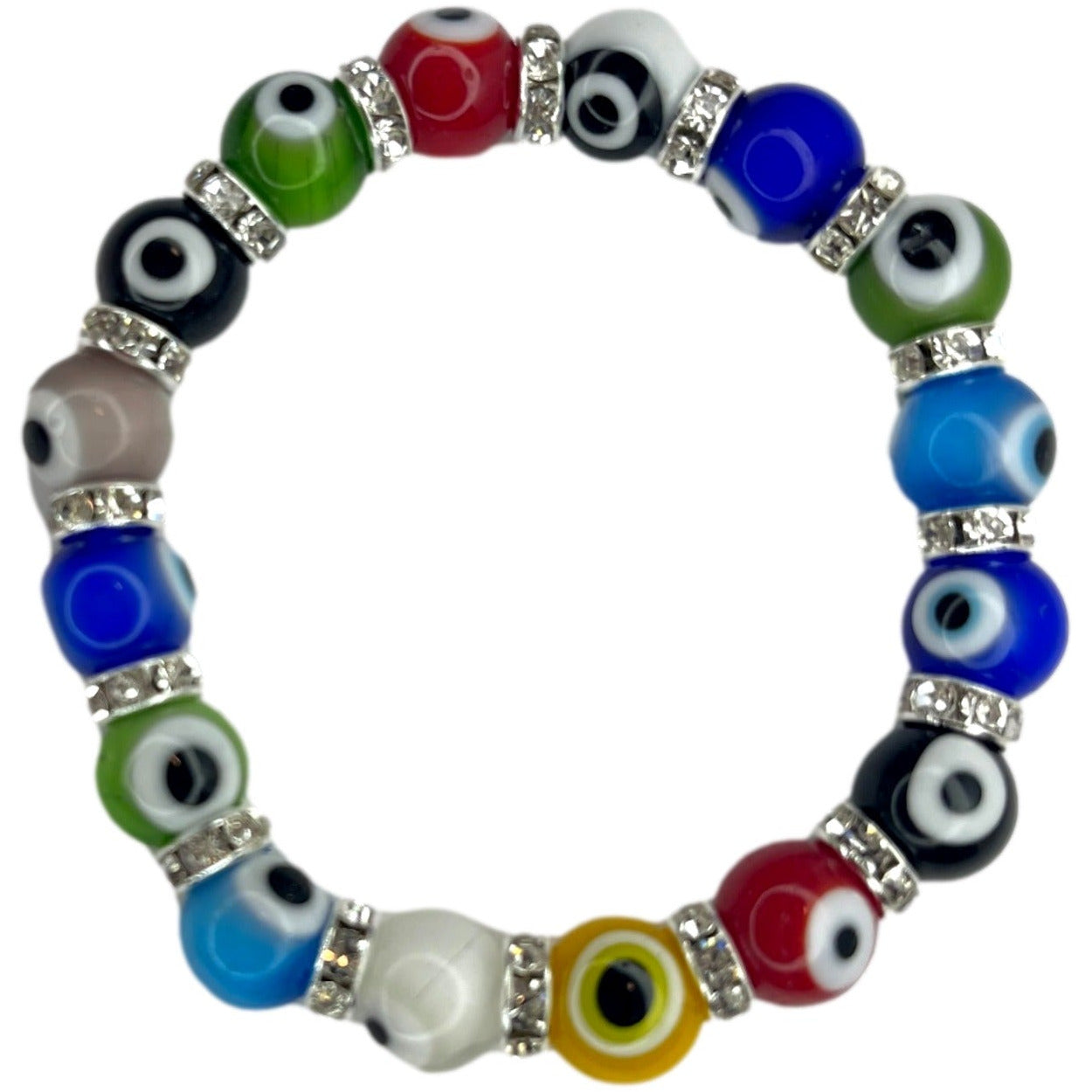 Multi-Colored Evil Eye Bracelet