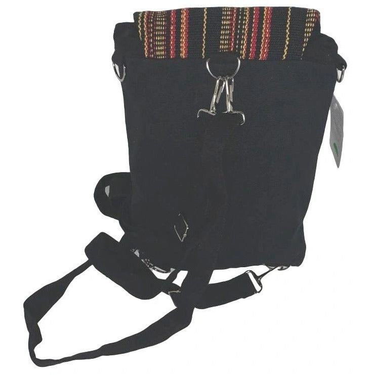 yak yeti bags Yak & Yeti Gheri Black Mini-Backpack – SPECTRUM-INDIA