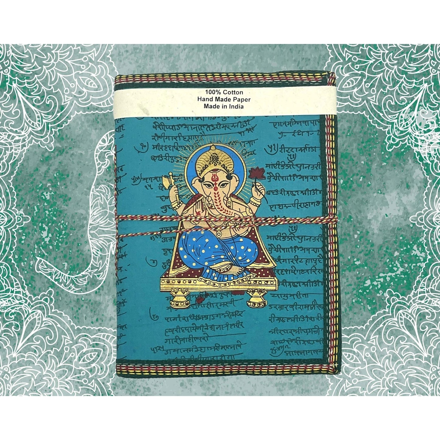 Handmade Ganesh Cloth Journal