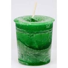 Reiki Energy Charged Votive Candle -Money