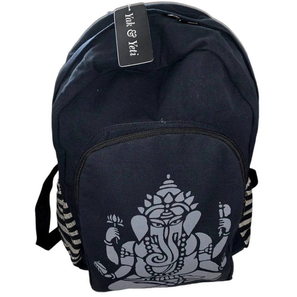 Yak & Yeti Black and Gray Ganesh Backpack