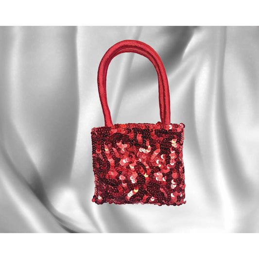 Satin & Sequins Hand Bag