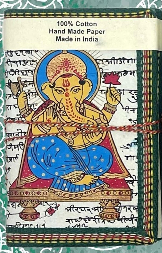 Handmade Ganesh Cloth Journal