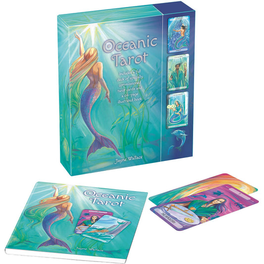Oceanic Tarot: Includes a full desk of specially commissioned tarot cards and a 64-page illustrated book