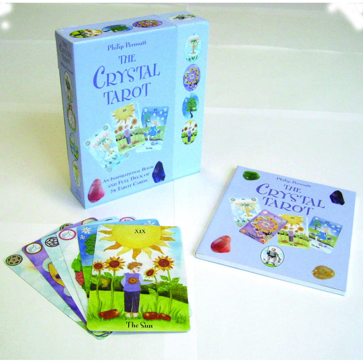 The Crystal Tarot: An inspirational book and full deck of 78 tarot cards